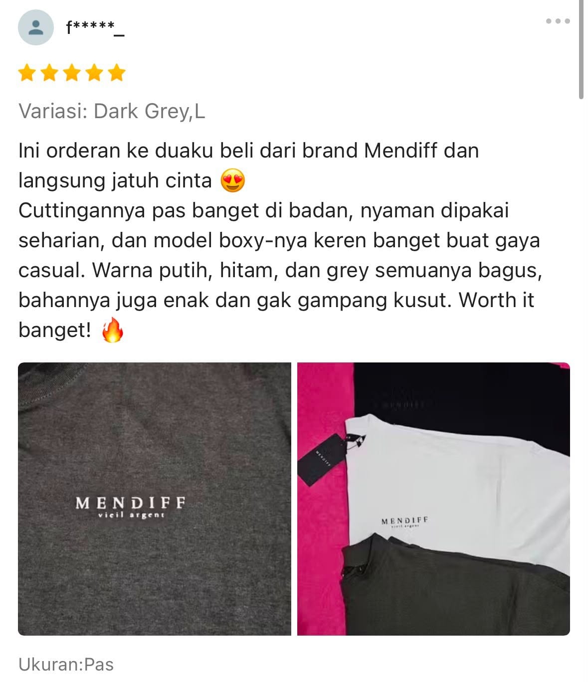 Testimoni Pelanggan Mendiff 1